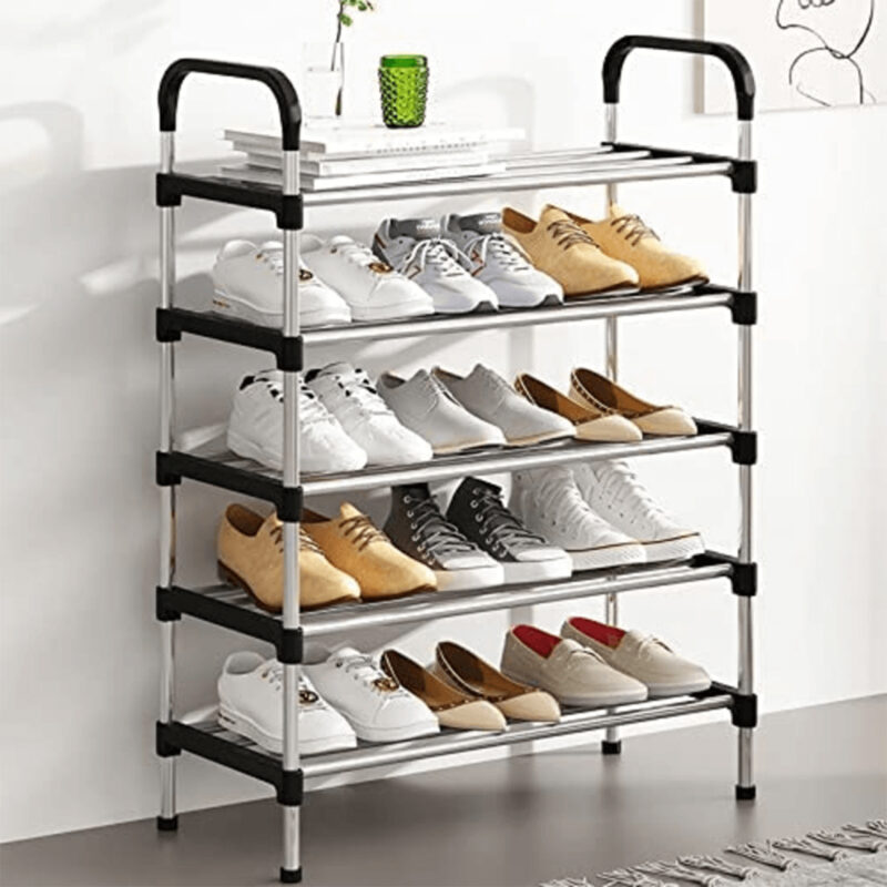 5 Layer Steel Shoe Rack Organizer