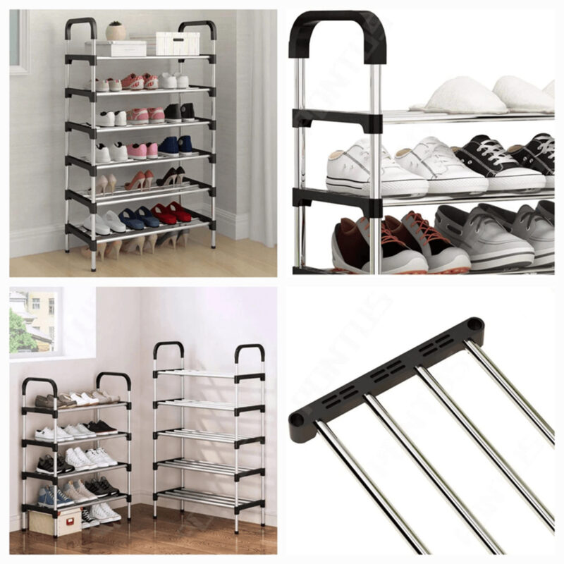 5 Layer Steel Shoe Rack Organizer - Image 3