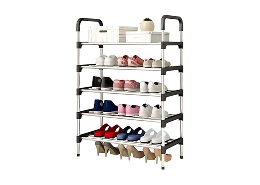 5 layers steel shoe rack organizer feature 2