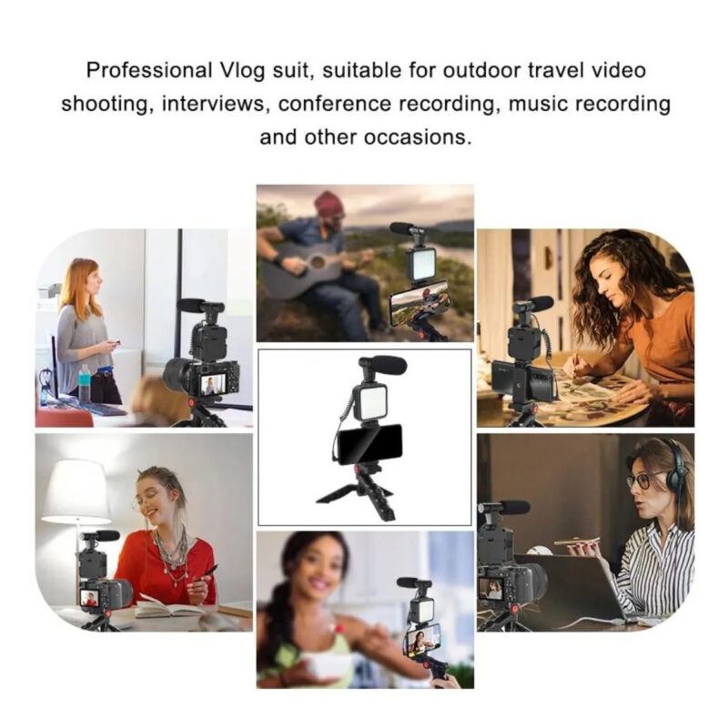 6 in 1 Video Making Vlogging Kit - Image 4