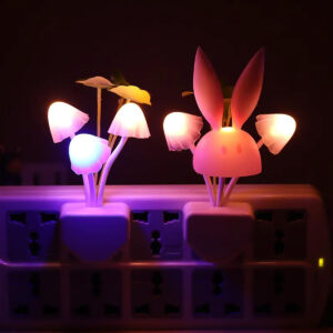 manogyam pack of 4 mushroom night light 1